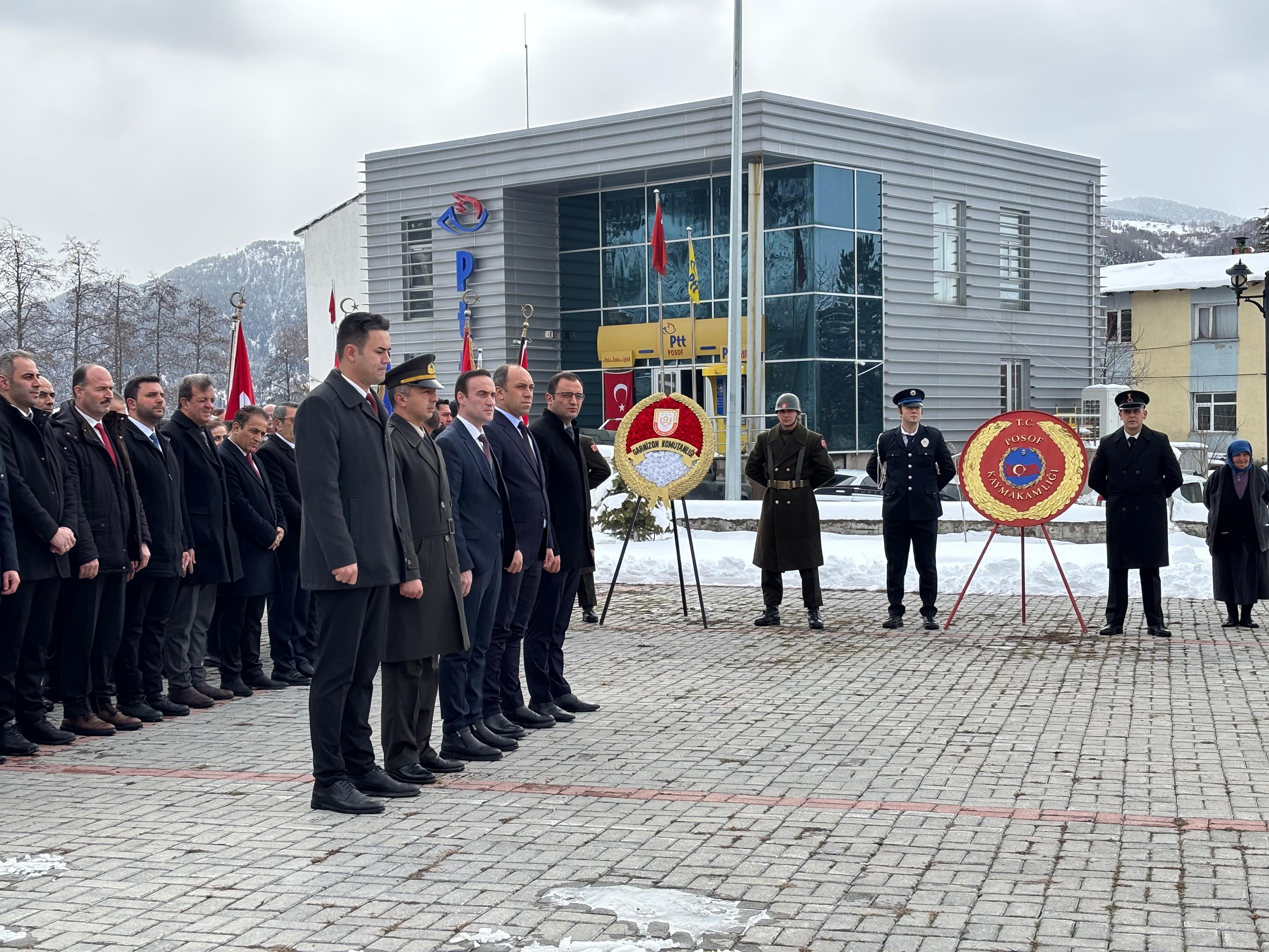 2 Mart Posof’un düşman işgalinden kurtuluşunun 105. yılı münasebetiyle ilçede çeşitli etkinlikler düzenlendi.